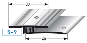 Auer Metallprofile Mini-APL Übergang 5-9 mm